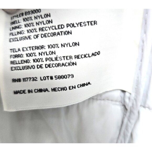 ZeroXposur Light Gray Lighweight Quilted Packable Puffer Coat Jacket W/ Hood XL - Picture 4 of 5